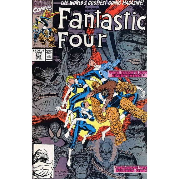 Fantastic Four (Vol. 1) #347 VF ; Marvel Comic Book