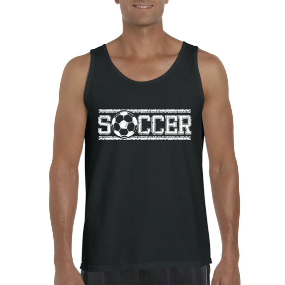 Artix - Men's Tank Top for Men, up to Men Size 3XL - Soccer With Ball