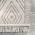 thumbnail image 5 of nuLOOM Miriam Striped Indoor/Outdoor Area Rug, 4' x 6', Beige, 5 of 9