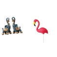 thumbnail image 1 of Escultura Moderna De Resina De Elefante Y Flamenco, Adorno Artesanal Coleccionable Para Escritorio, Estantería, Hogar, Oficina, Jardín, Decoración, Regalos., 1 of 8