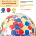 Haptda Paw Party Balloons - 40 Pack Red Yellow Royal Blue Latex