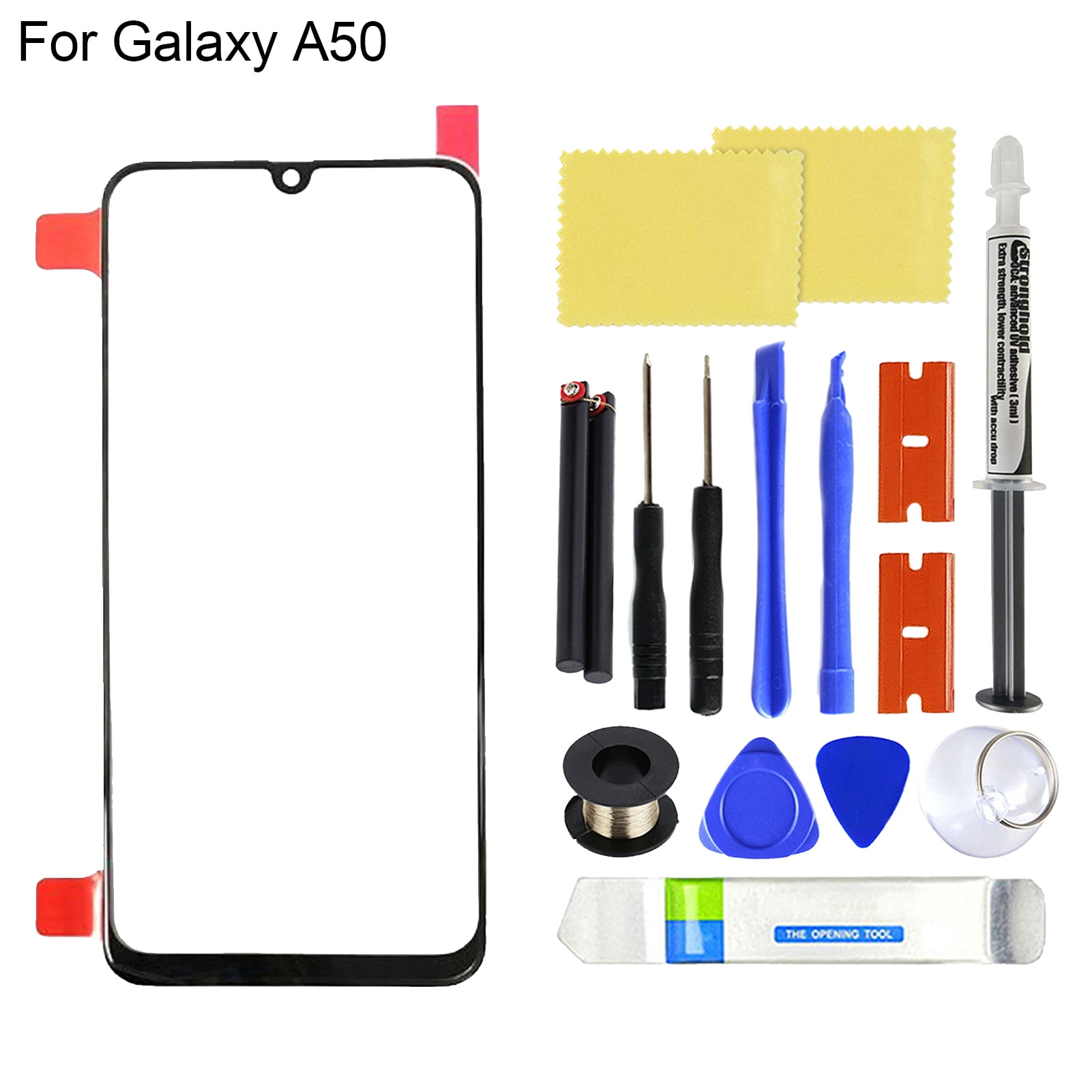 Cracked Shattered Phone for Samsung Galaxy A40 with Screen Repair Kit for Replace Your Damaged for Galaxy A10/A20/A30/A40/A50/A60/A70/A80/A90 Screen Replacement
