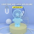 Patriotic Train Station Mini Fan Mini Handheld Fan Personal Portable 3