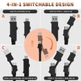 thumbnail image 3 of Fast Charging Cable Keychain for Fast Charging Data Cable C, 3 of 5