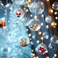 thumbnail image 4 of Bolas navideñas transparentes de 10/8/6/5 cm para colgar en el árbol de Navidad, adornos de bolas huecas para bodas, fiestas de Año Nuevo, decoración del hogar, 4 of 5