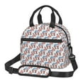 thumbnail image 1 of Fotbe Donkey Bolsa de Almuerzo con Estampado, Lonchera Aislada, Contenedores de Comida Reutilizables Tipo Cooler a Prueba de Fugas, 1 of 7