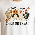 thumbnail image 3 of Chick Or Treat Spooky Halloween Chicken – T-Shirt / Hoodie / Sweatshirt – Halloween Fun – Family & Friends, 3 of 6