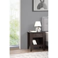 thumbnail image 2 of Maklaine Contemporary Manufactured Wood 1 Drawer Nightstand in Wenge, 2 of 7