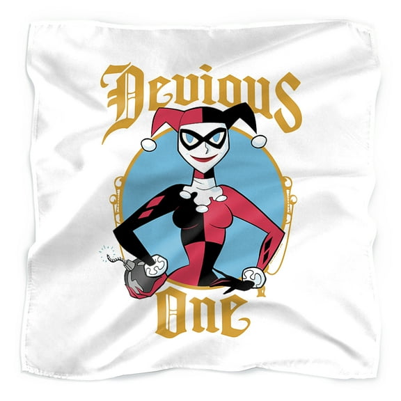 Harley Quinn Devious One Bandana (21 in x 21 in)