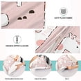 thumbnail image 4 of Pink Giraffe Plush Pillow Case, Zippered Bed Pillow Pillowcases, Super Soft and Cozy Pillowcase Covers for Sleep Decor Giftsation - King Size 20x40in, 4 of 7