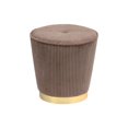 thumbnail image 1 of Hometrends corduroy ottoman, 1 of 3