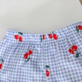 thumbnail image 4 of KPOPLK 4T 5T 6 T 7T Kid Girl Clothes Shorts Set 2 Piece Outfits Summer Casual Short Sleeve Top and Shorts Set(4-5 Years,Light Blue), 4 of 6