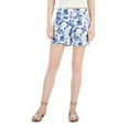thumbnail image 3 of Inc International Concepts Womens High Rise Floral-Print Pull-On Short Phoebe Blooms 12, 3 of 3