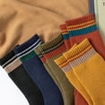thumbnail image 5 of ZPYESWOW christmas stockings Socks 5 Pairs of Women's Wool Socks Thick Knit Warm Casual Wool Comfort Crew Winter Socks Thigh Highs Soft Breathable Socks personalized christmas stockings, 5 of 5