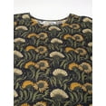 thumbnail image 2 of Moomaya Womens Printed Summer Tunic Top, Round Neck, Elbow, Loose-Fit Casual Top, 2 of 8