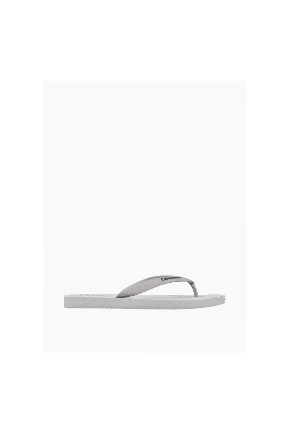 Men's Halley Minimal Logo Flip Flop Sandal White 12 M
