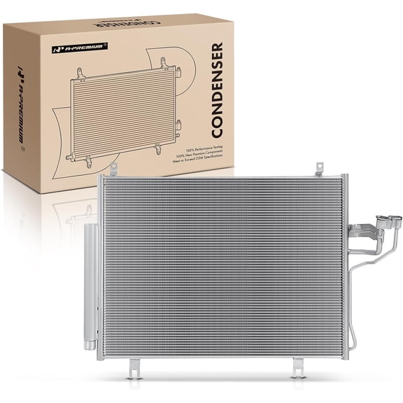 A-Premium Air Conditioning A/C Condenser Compatible with Mazda CX-9 CX9 2016-2022 L4 2.5L Turbocharged, Replace# 30060, TK4861480