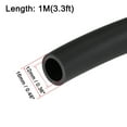 thumbnail image 2 of Fuel Line Hose 12mm ID 16mm OD 3.3ft Oil Line Fuel Pipe Rubber Water Hose Black, 2 Clamps, 2 of 3