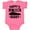 Hot Pink, variant on Inktastic Pappy's Lil' Racing Buddy with Car Silhouette Boys or Girls Baby Bodysuit