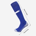 thumbnail image 4 of Miaoju Tube Socks Baseball Socks Softball Football Socks Durable and Moisture-Wicking Over the Calf, Red1 One Size, 4 of 5
