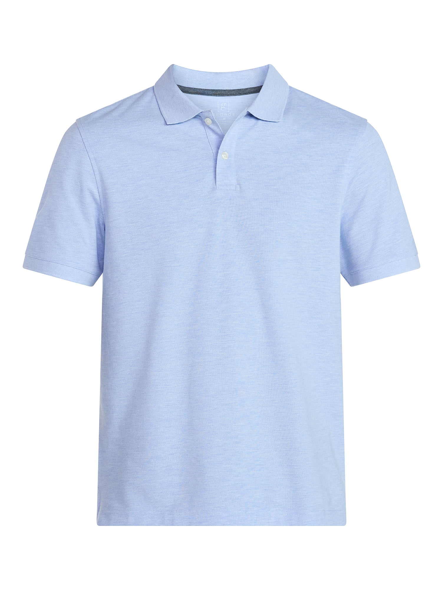 George Men's and Big Men's Classic Fit Pique Polo with Short Sleeves, Sizes XS-3XL, LT-4XLT, 2XB-6XB