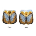 thumbnail image 3 of Salouo Vibrant Butterfly And Sunflowers Print Women's 2 in 1 Running Shorts Double-Layer Shorts Athletic Workout Gym Yoga Shorts Running Shorts for Women-Medium, 3 of 7