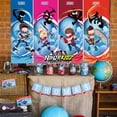 thumbnail image 3 of Ninja Kids Backdrop Banner Party Supplies Poster Movie Theme Background for Photography Birthday Decorations, 3 of 5