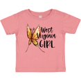 thumbnail image 3 of Inktastic West Virginia Girl- Butterfly Girls Baby T-Shirt, 3 of 5