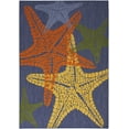 thumbnail image 2 of Nourison Aloha Indoor/Outdoor Blue Multicolor 5'3" x 7'5" Area Rug (5x7), 2 of 10