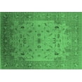 thumbnail image 1 of Ahgly Company Indoor Rectangle Oriental Emerald Green Traditional Area Rugs, 8' x 12', 1 of 4