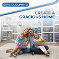 thumbnail image 5 of Gracious Living 4-Shelf Fixed-Height Light-Duty Solid Shelving Storage, White, 5 of 11