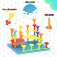 thumbnail image 4 of Juego de juguetes con forma de tablero Ggiibro, 65 piezas, bricolaje, apilables para niños de 3 a 6 años, 4 of 6