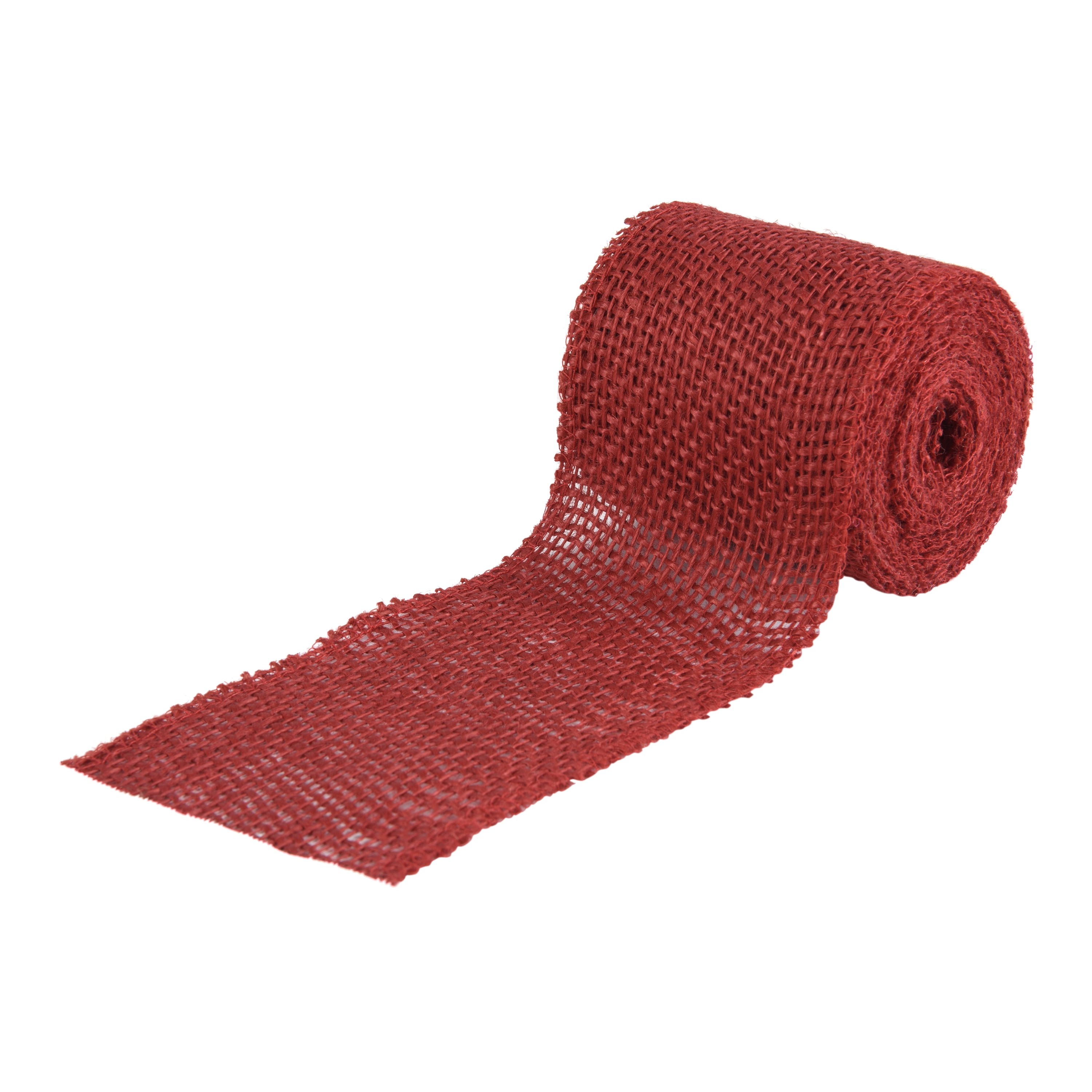 Love, Laugh, Craft Valentine Assorted Burlap Rolls, 3" X 5 Yd, White/Orchid/Red/Natural
