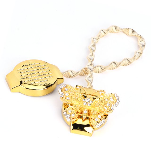Tiebacks De Cortina, Hebilla De Cortina Magnética, Clips De Hebilla De Cortina Con Cortinas De Decoración De Diamantes De Imitación Para La Oficina Del Hotel En Casa EOTVIA Curtain Buckle