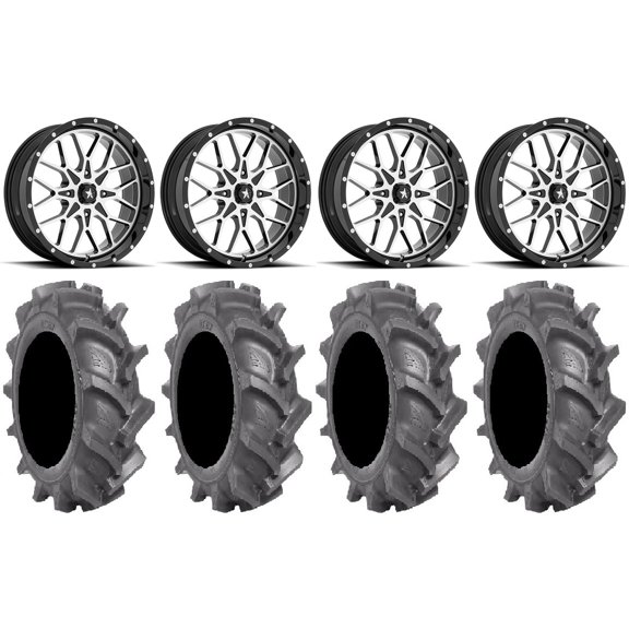 MSA Portal 20" Wheels Machined 38" BKT AT 171 Tires Polaris RZR XP 1000 / PRO XP / Ranger XP 900/1000