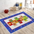 thumbnail image 1 of Alfombra antideslizante con números ABC para niños, tapete para puerta de juego, creativo para sala de estar y sofá, 1 of 8