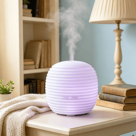 Cute Mini Lantern Design 100ml Aromatherapy Diffuser For Essential Oils Humidifier Night Light with 7 Colors For Bedroom Office