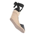 thumbnail image 4 of Alpargata De Plataforma Habana Con Yute Natural Piel Vegana Negro Con Ajuste Estilizado Para Mujer, 4 of 5