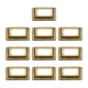 thumbnail image 1 of 1:6 modelo DIY etiqueta accesorios juguetes, sa de estar baño cocina muebles Micro paisaje, adornos en miniatura suministros de paisaje Bronce Hugo Etiqueta de casa de muñecas DIY, 1 of 6