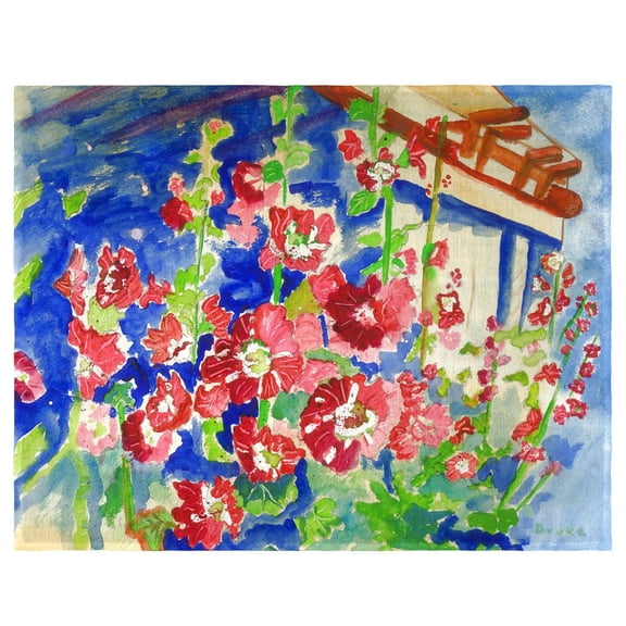 Betsy Drake Interiors Hollyhock Place Mat Set of 4