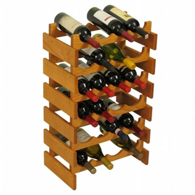 Wooden Mallet WR46MO 24 Bottle Dakota Wine Rack