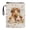 Guinea Pig Flower Wreath, variant on HELLHERO Book Sleeve with Washable Zipper Polyester Fabric Church Bag for Fater Bible or Book 11.42 x 8.66 Inch