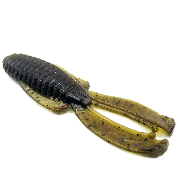Kick'S Baits 4" Super Soft "K.O." Dragger- Watermelon Pumpkin (221)