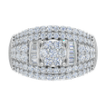 thumbnail image 3 of 1 1/2 Carat Diamond Ring Band in 10K White Gold (Ring Size 8), 3 of 5