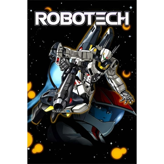 Robotech Poster -Unframed Oil Painting Reproduction Canvas Wall Art for Living Room Home Decor 16x24inch/40x60cm