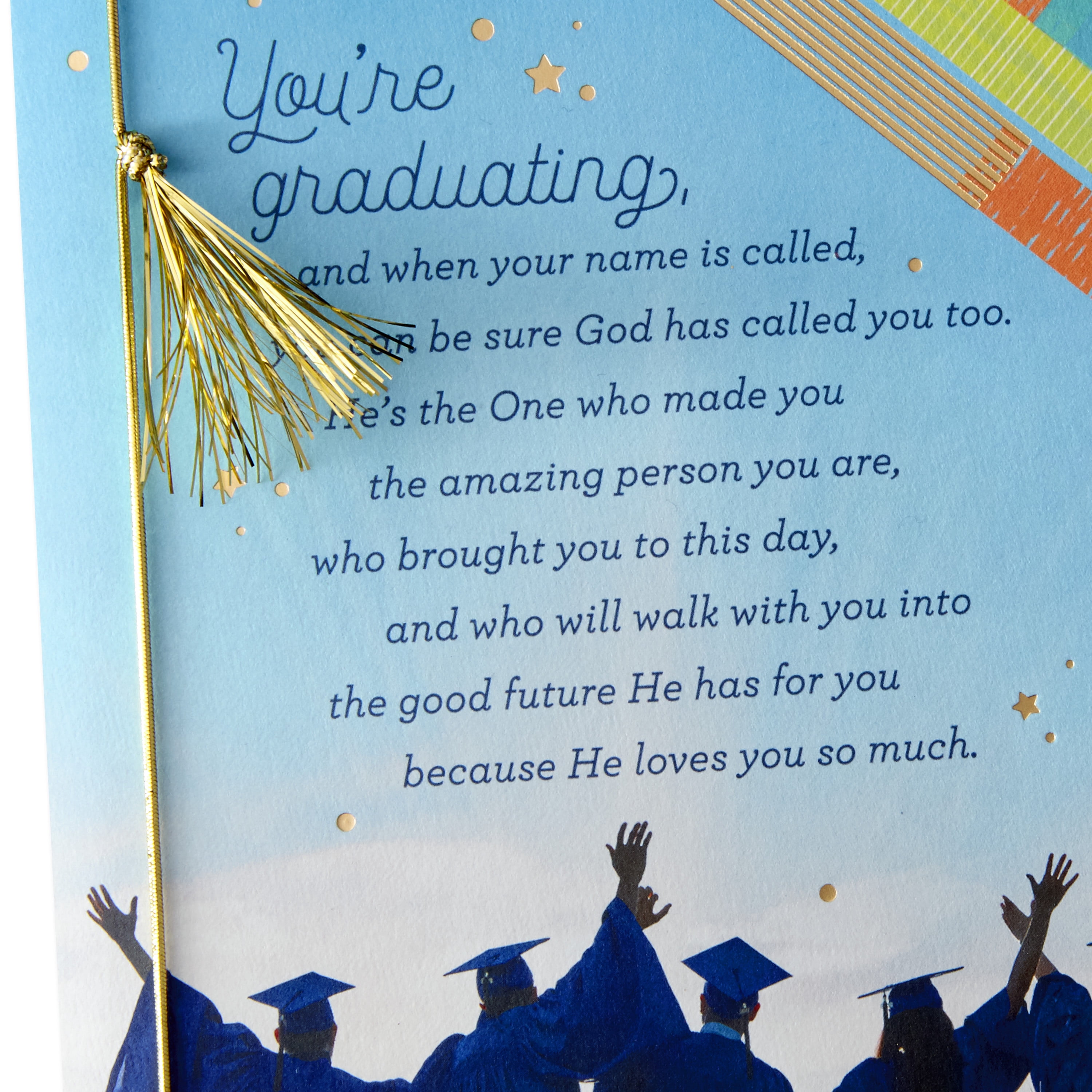 DaySpring Religious Graduation Card (God Made You Amazing)