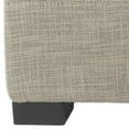 thumbnail image 5 of SAFAVIEH Madison Large Rustic Solid Upholstered Storage Bench, Stone, 5 of 6