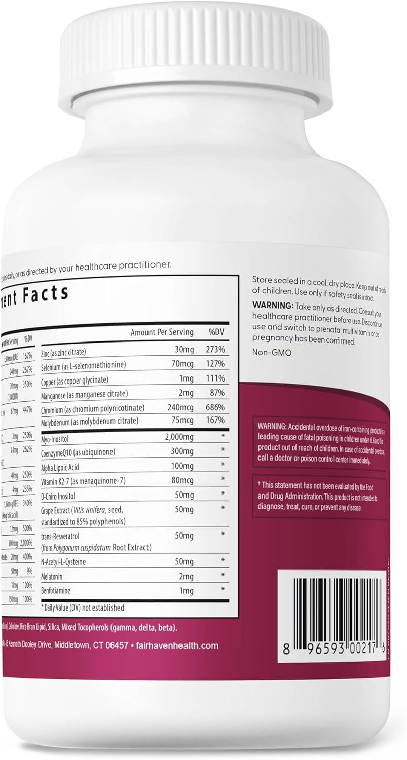 FH PRO Fertility Supplements for Men and Women, Hormone Balance for Women, Sperm Health for Men, 30 Day Supply