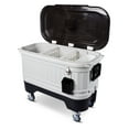 thumbnail image 2 of Igloo 125 qt. Party Bar Wheeled Ice Chest, White and Black, 2 of 15