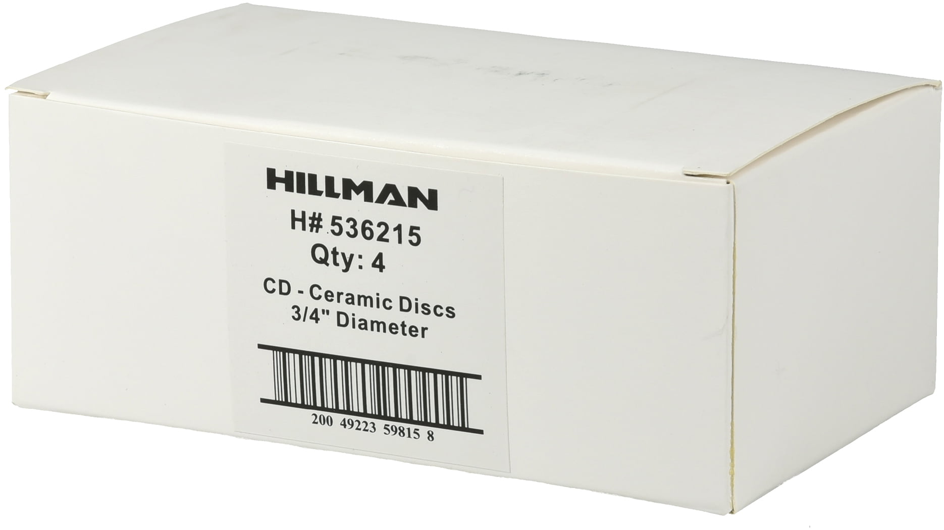 Hillman Brand 536215 Black Ceramic Disc Magnets (3/4" Diameter) 8 Piece